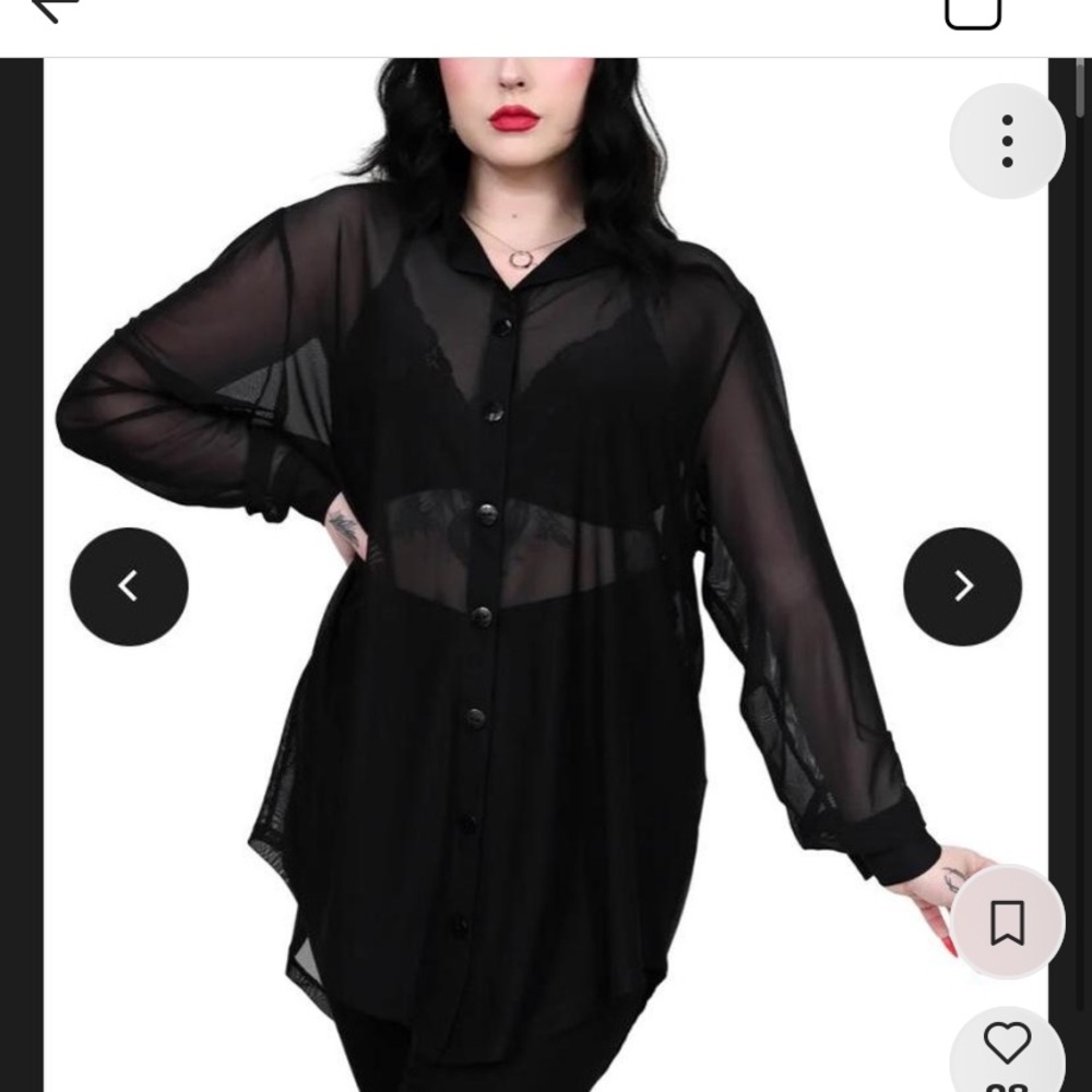 Foxblood 3x Memphis mesh shirt